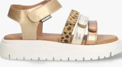 beige braqeez platte sandalen pia playa