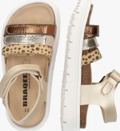 beige braqeez platte sandalen pia playa