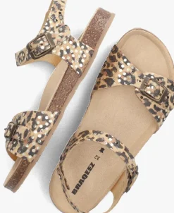 beige braqeez platte sandalen sally spain