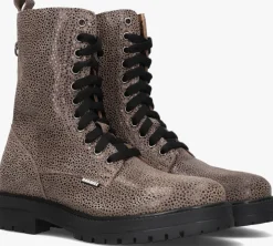 beige braqeez veterboots lana lille