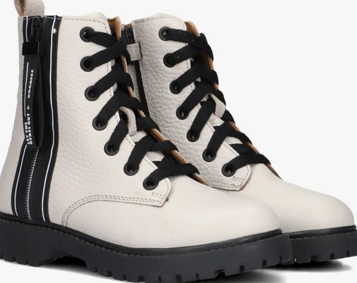 beige braqeez veterboots belle