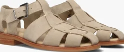 beige bronx sandalen met hak next-wagon 85026