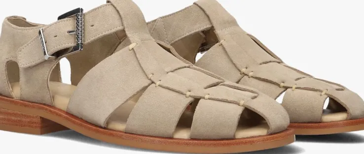 beige bronx sandalen met hak next-wagon 85026