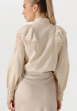 beige bruuns bazaar blouses yona shirt