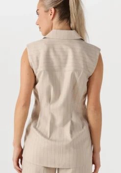 beige bruuns bazaar gilet urwa waistcoat