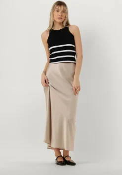 beige bruuns bazaar midirok joanelle skirt