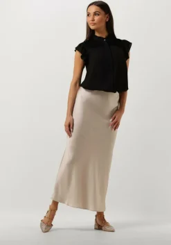 beige bruuns bazaar midirok joanelle skirt