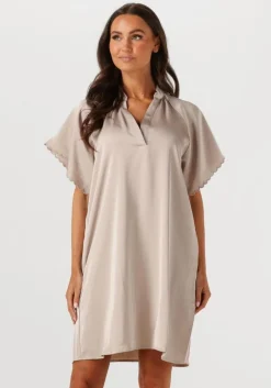beige bruuns bazaar mini jurk wendis dress