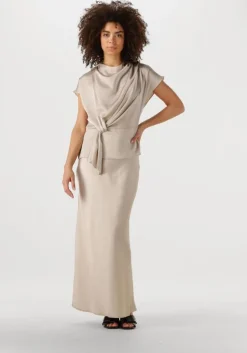 beige bruuns bazaar top tinja blouse