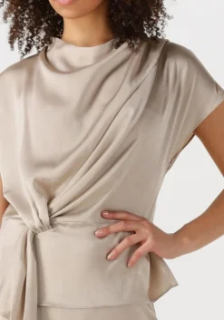 beige bruuns bazaar top tinja blouse