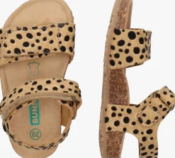 beige bunniesjr platte sandalen bimi beach