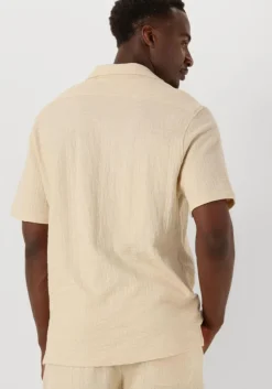 beige butcher of blue casual overhemd ripley structure shirt