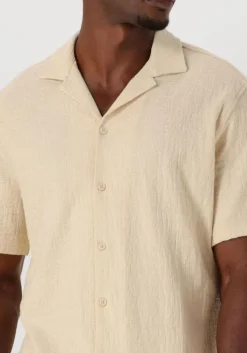 beige butcher of blue casual overhemd ripley structure shirt