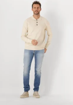 beige butcher of blue polo lt clifden polo l/s