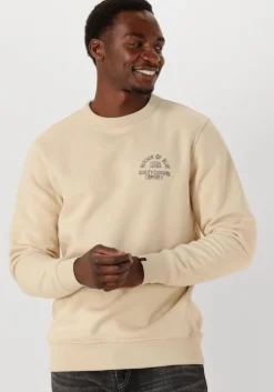 beige butcher of blue sweater army frat crew