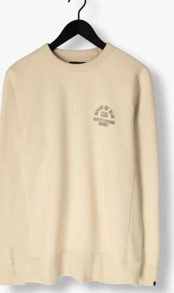 beige butcher of blue sweater army frat crew