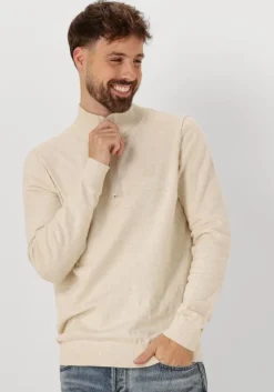 beige butcher of blue trui lt clifden half zip