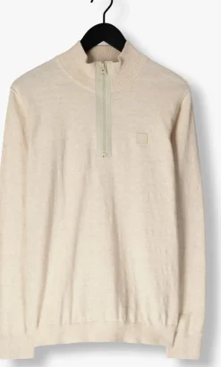 beige butcher of blue trui lt clifden half zip