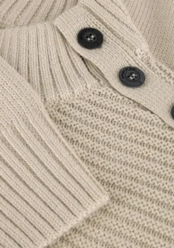 beige butcher of blue trui morris mock btn