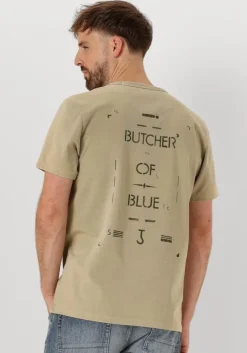 beige butcher of blue t-shirt army stencil tee