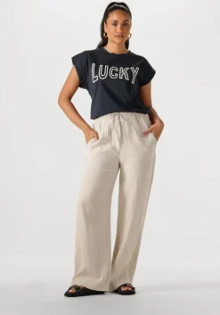 beige by-bar pantalon basil linnen pant