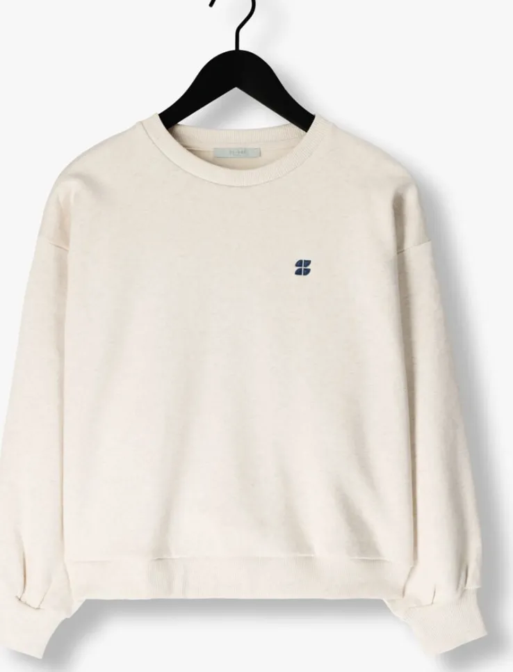 beige by-bar sweater bibi logo sweater