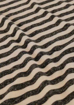 beige by-bar tops & t-shirts basic ls stripe top