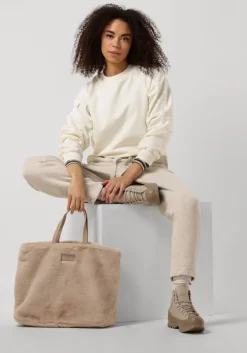 beige by-bar tops & t-shirts basic ls stripe top