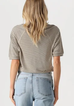 beige by-bar t-shirt neva small stripe top