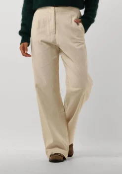 beige by-bar wijde broek odin cord pant