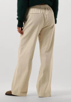 beige by-bar wijde broek odin cord pant