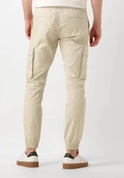 beige calvin klein cargobroeken skinny cargo