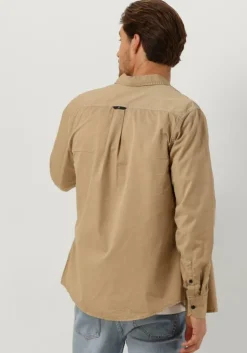 beige calvin klein overshirt regular shirt