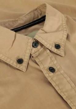 beige calvin klein overshirt regular shirt