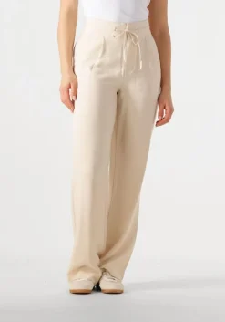 beige calvin klein pantalon ecovero relaxed straight pant