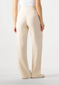 beige calvin klein pantalon ecovero relaxed straight pant