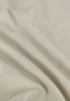 beige calvin klein t-shirt shrunken badge pocket tee