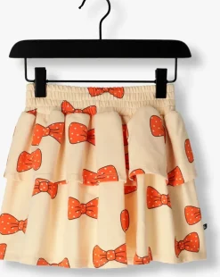 beige carlijnq minirok bow-layered skirt