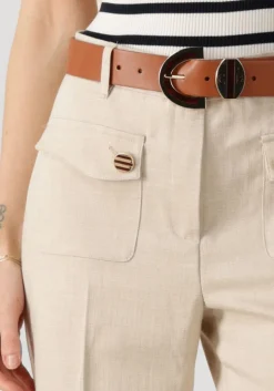 beige caroline biss wijde broek 1559