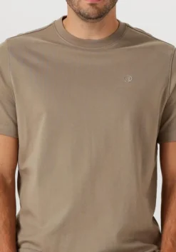 beige cast iron t-shirt regular fit interlock