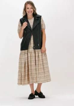 beige catwalk junkie maxi jurk dr glow