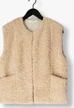 beige circle of trust gilet ariana gilet