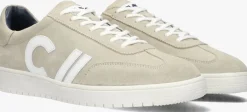 beige clay lage sneakers cl124h251