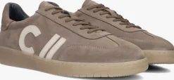 beige clay lage sneakers cl124h521