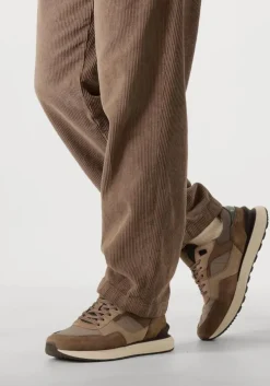 beige clay lage sneakers 13833