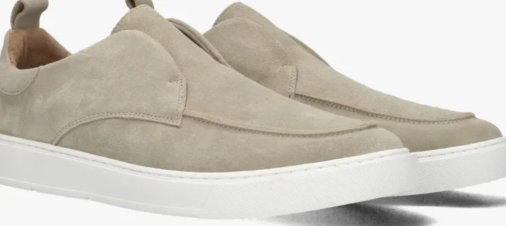 beige clay lage sneakers shn3311