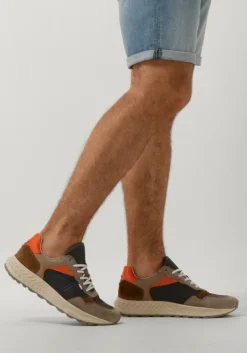 beige clay lage sneakers 13655