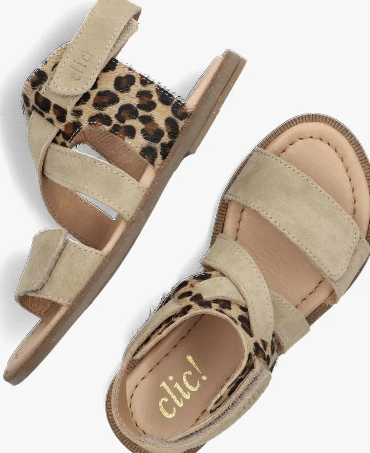 beige clic! sandalen cl-20810