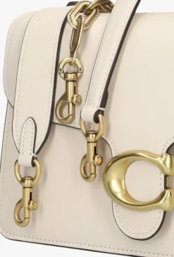 beige coach schoudertas tabby