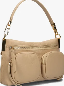 beige coccinelle schoudertas hyle